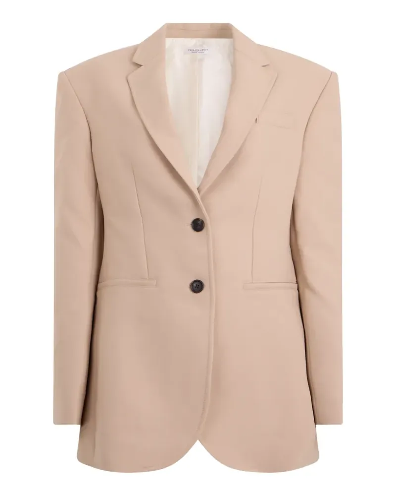Philosophy Di Lorenzo Serafini two-button notch-lapel blazer - Nude Nude