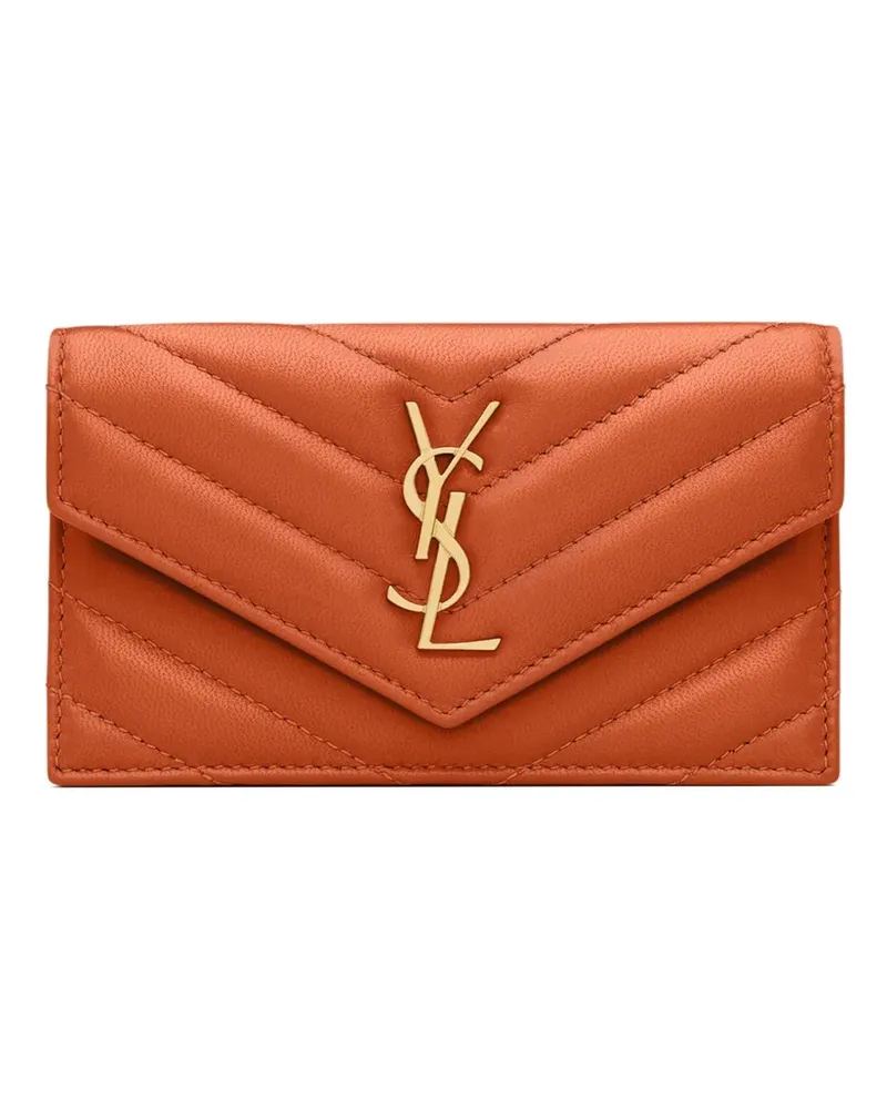 Saint Laurent Portemonnaie mit Zickzackmuster - Orange Orange