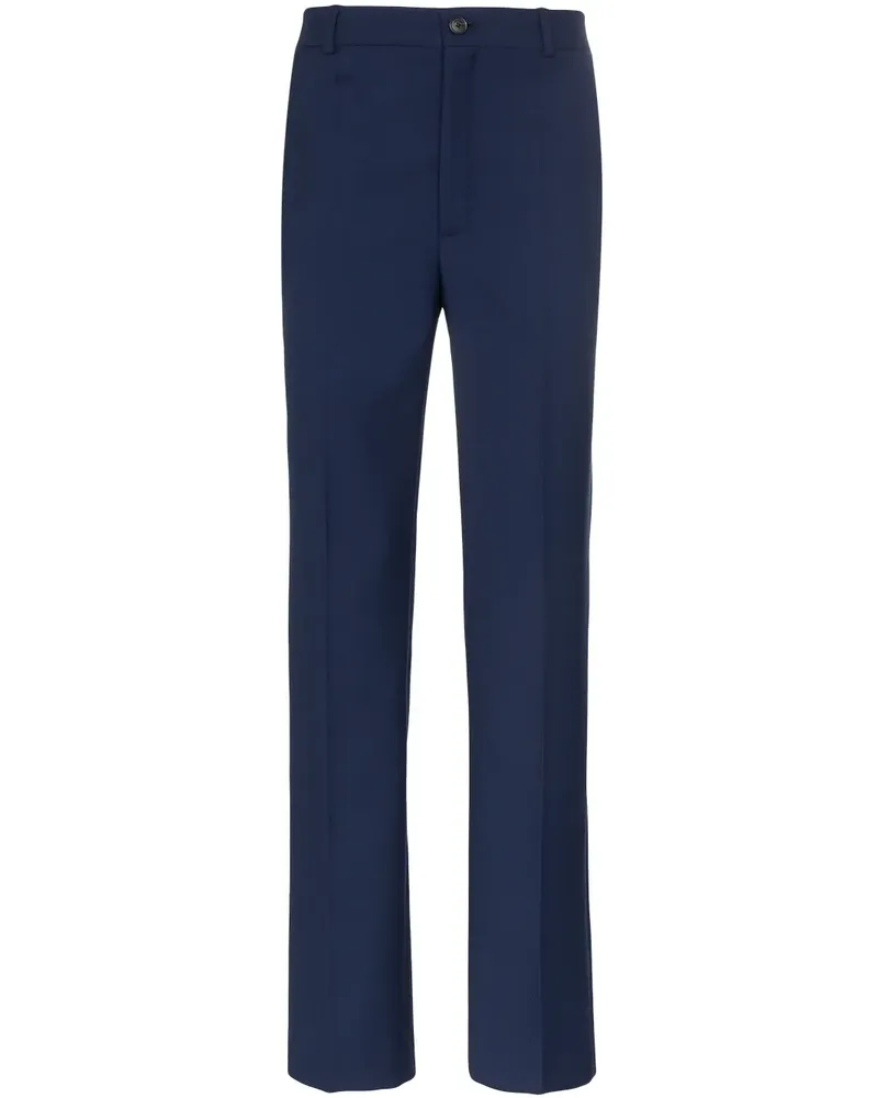 Balenciaga Hose mit geradem Schnitt - Blau Blau