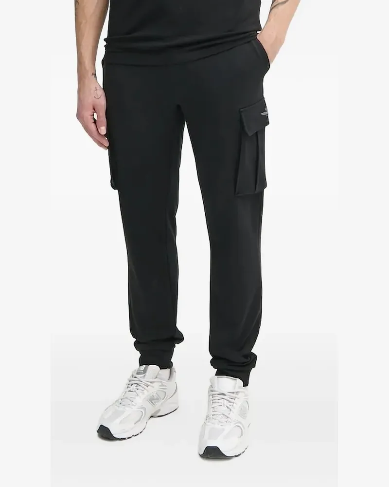 Aeronautica Militare Jogginghose mit aufgesetzten Taschen - Schwarz Schwarz