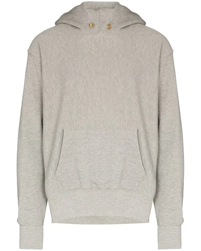 LES TIEN Langärmeliger Hoodie Grau