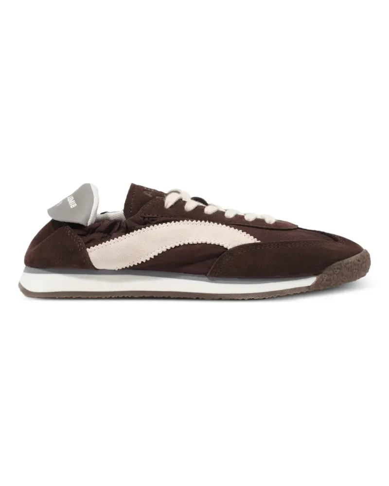 BIMBA Y LOLA 13 06 Sneakers aus Wildleder und Nylon - Braun Braun