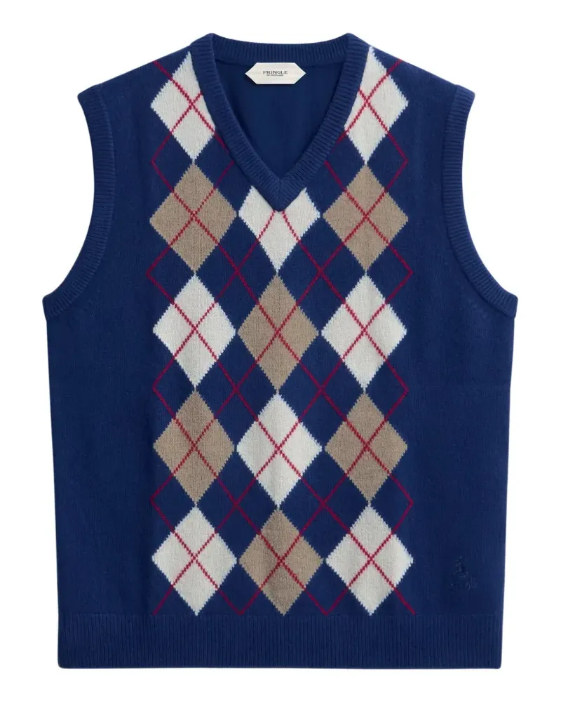 Pringle of Scotland lambswool V-neck vest - Blau Blau