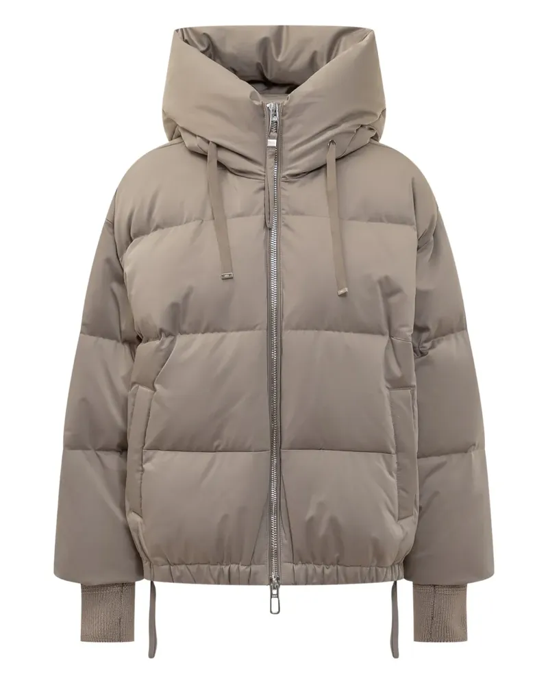 DUNO Wattierte Heka Kapuzenjacke - Nude Nude