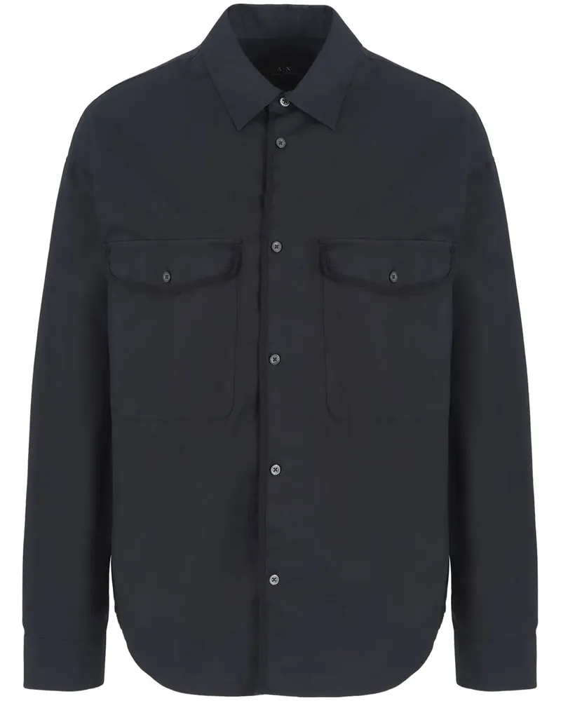 Armani Exchange Klassisches Hemd - Schwarz Schwarz