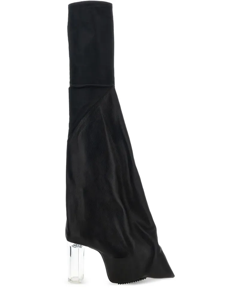 Rick Owens Taco Kiss Overknee-Boots - Schwarz Schwarz