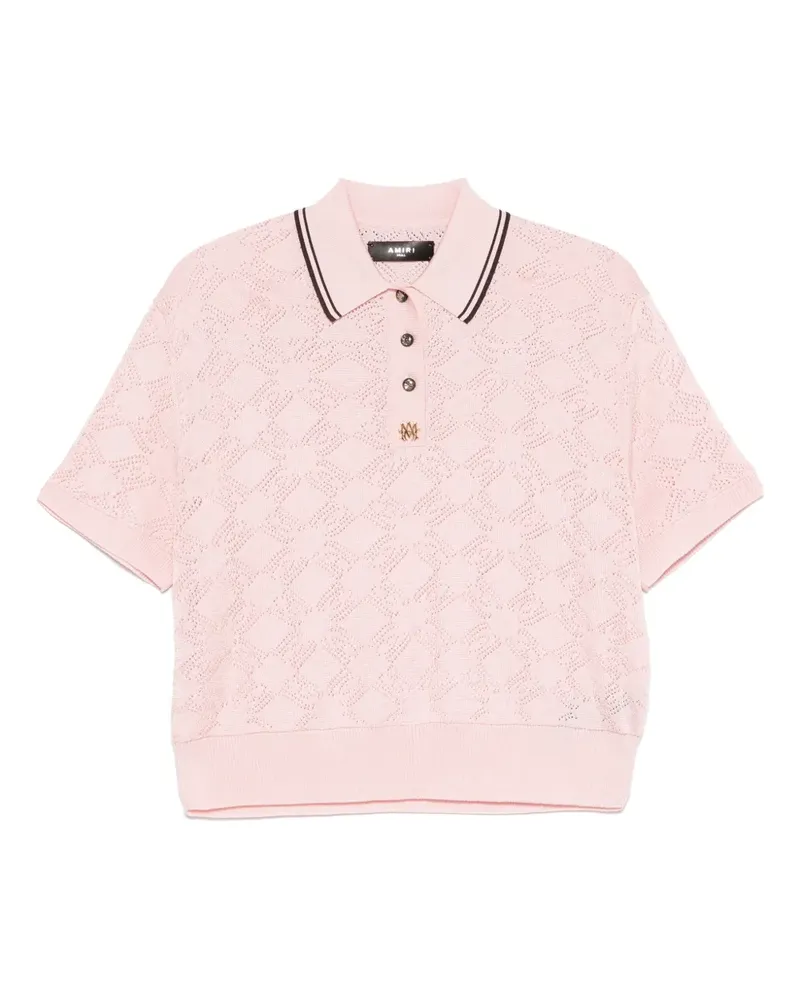 Amiri MA Quad Poloshirt - Rosa Rosa