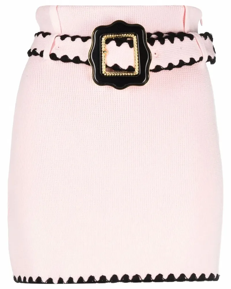 CORMIO Minirock mit Gürtel - Rosa Rosa