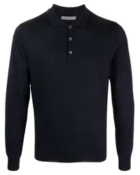 Corneliani 120s Poloshirt Blau