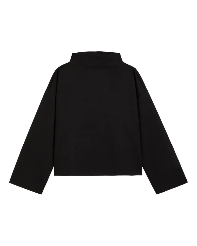 Eileen Fisher funnel-neck sweater - Schwarz Schwarz
