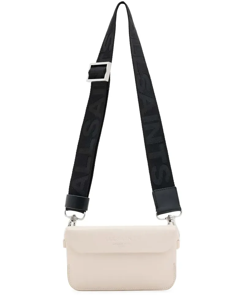 AllSaints Umhängetasche mit Logo-Prägung - Weiß Weiß