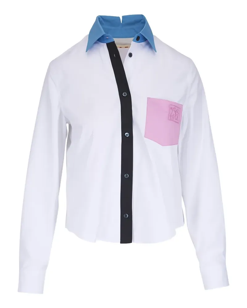 Marni pocket-detail shirt - Weiß Weiß