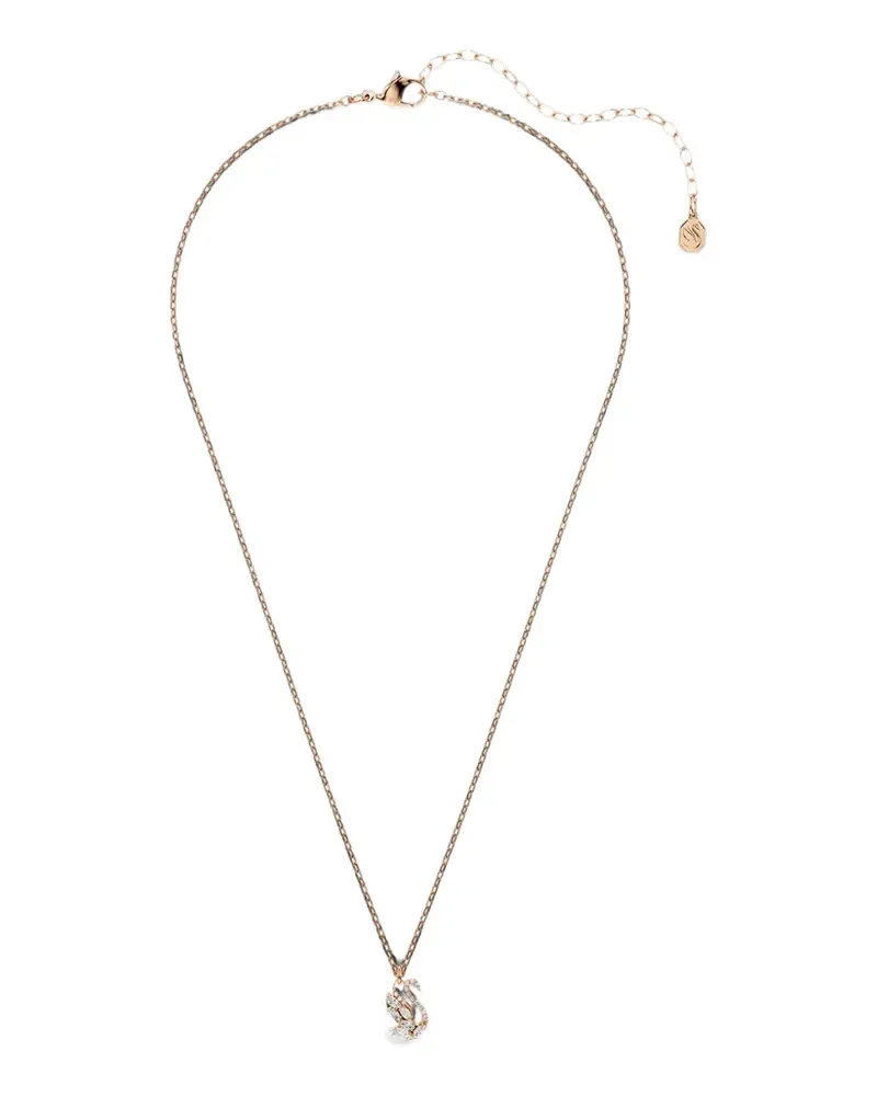 Swarovski Swan crystal-embellished pendant necklace - Rosa Rosa