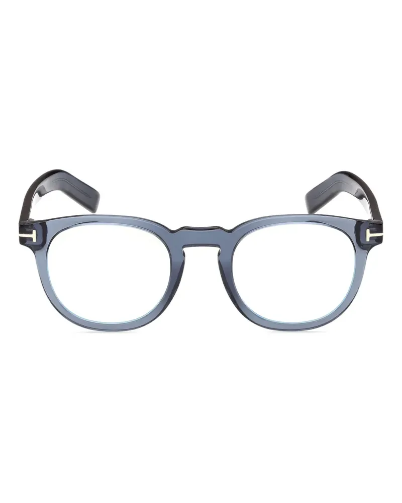Tom Ford Brille mit rundem Gestell - Blau Blau