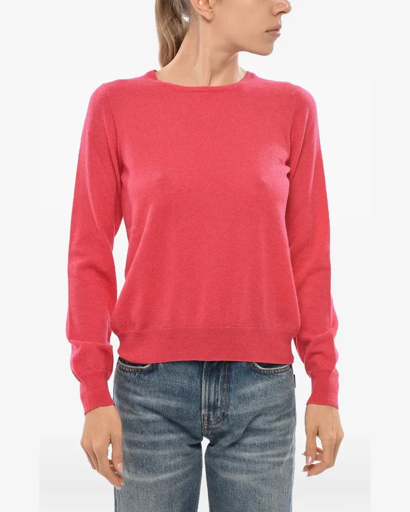 Malo Pullover mit rundem Ausschnitt - Rosa Rosa