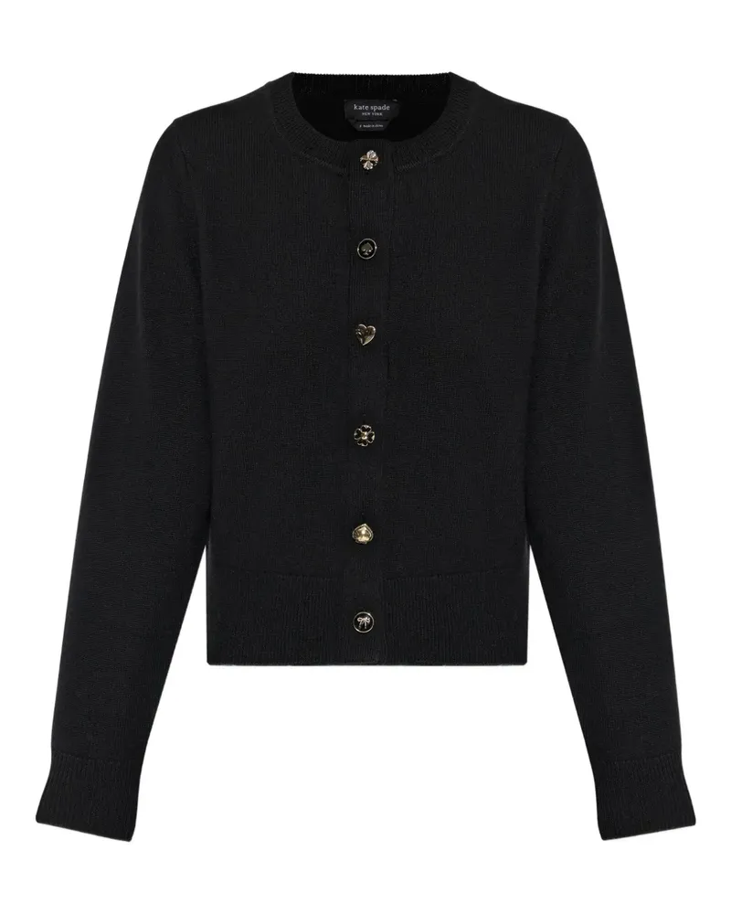 Kate Spade Cardigan mit dekorativen Knöpfen - Schwarz Schwarz