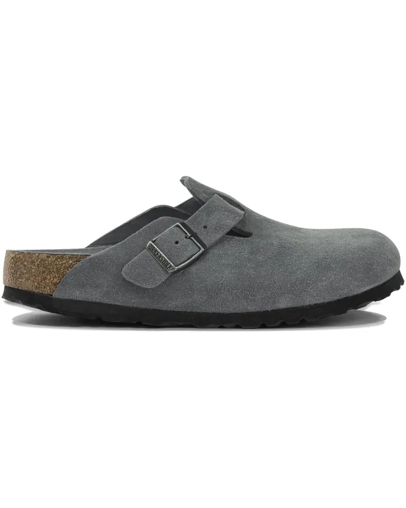 Birkenstock Boston Mules - Grau Grau