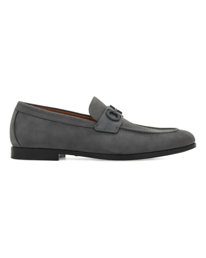 Ferragamo leather loafers - Grau Grau