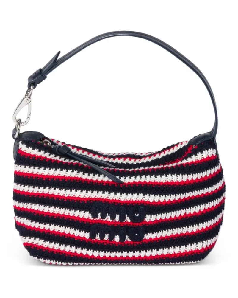 Miu Miu Gehäkelter Beutel - Blau Blau