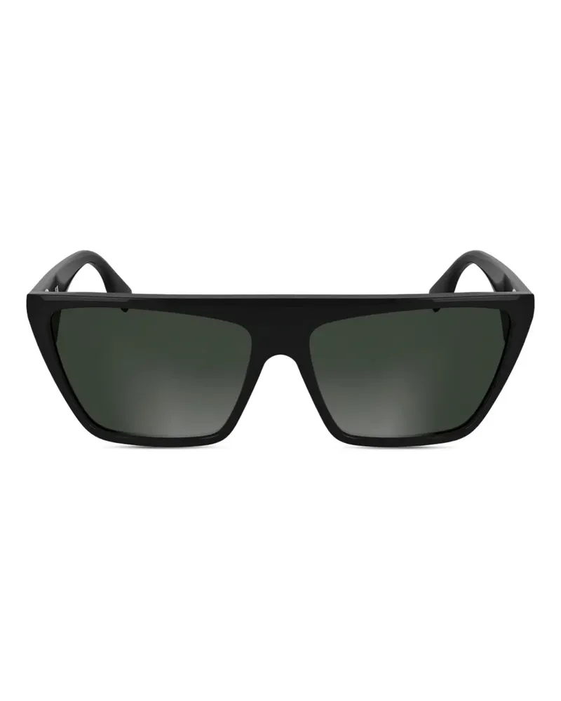 Karl Lagerfeld Sonnenbrille mit Logo-Print - Schwarz Schwarz