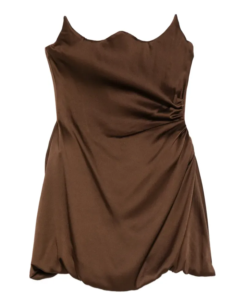 Giuseppe di Morabito Minikleid mit Raffungen - Braun Braun