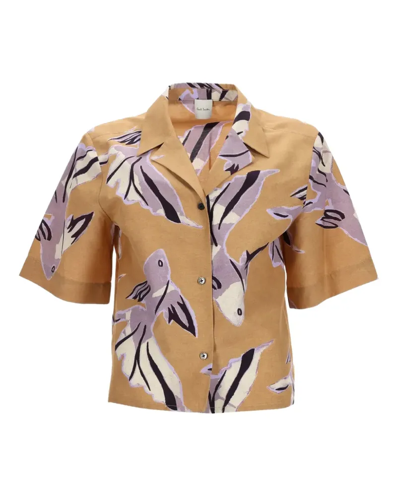 Paul Smith fish print shirt - Gelb Gelb