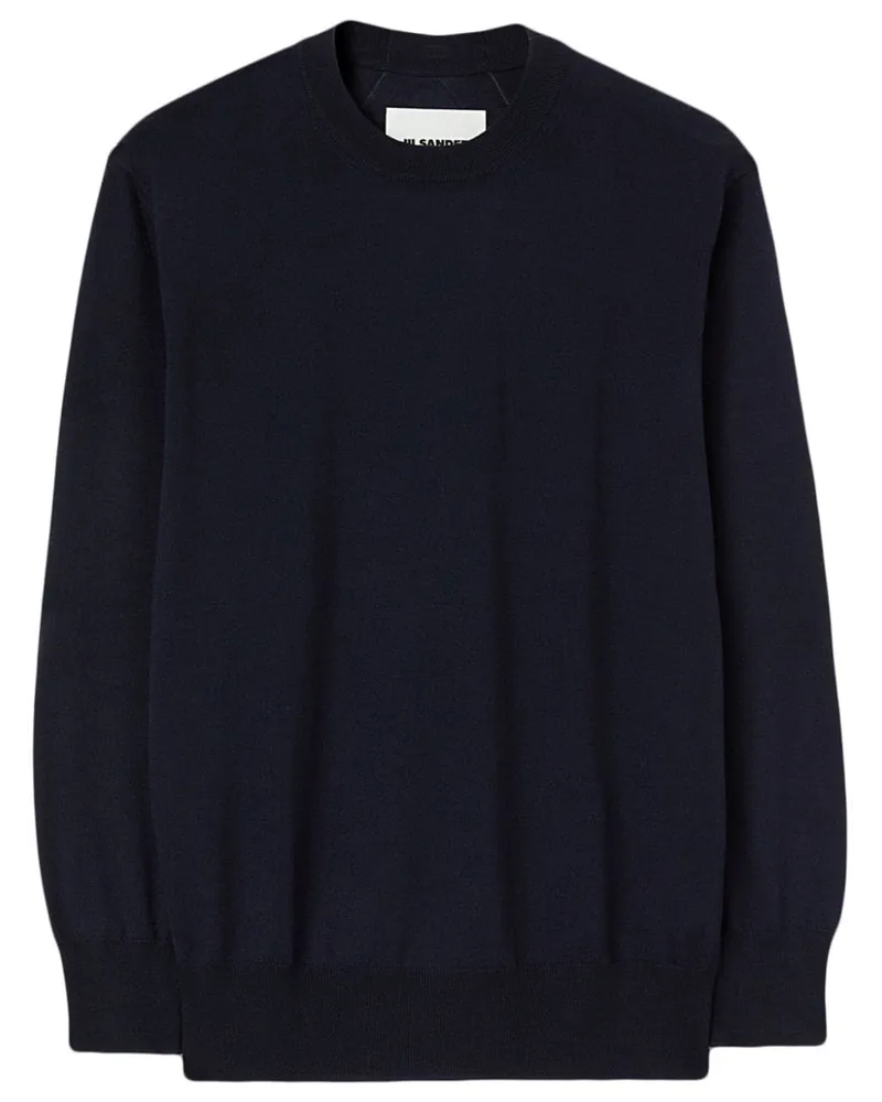 Jil Sander Pullover mit Rundhalsausschnitt - Blau Blau