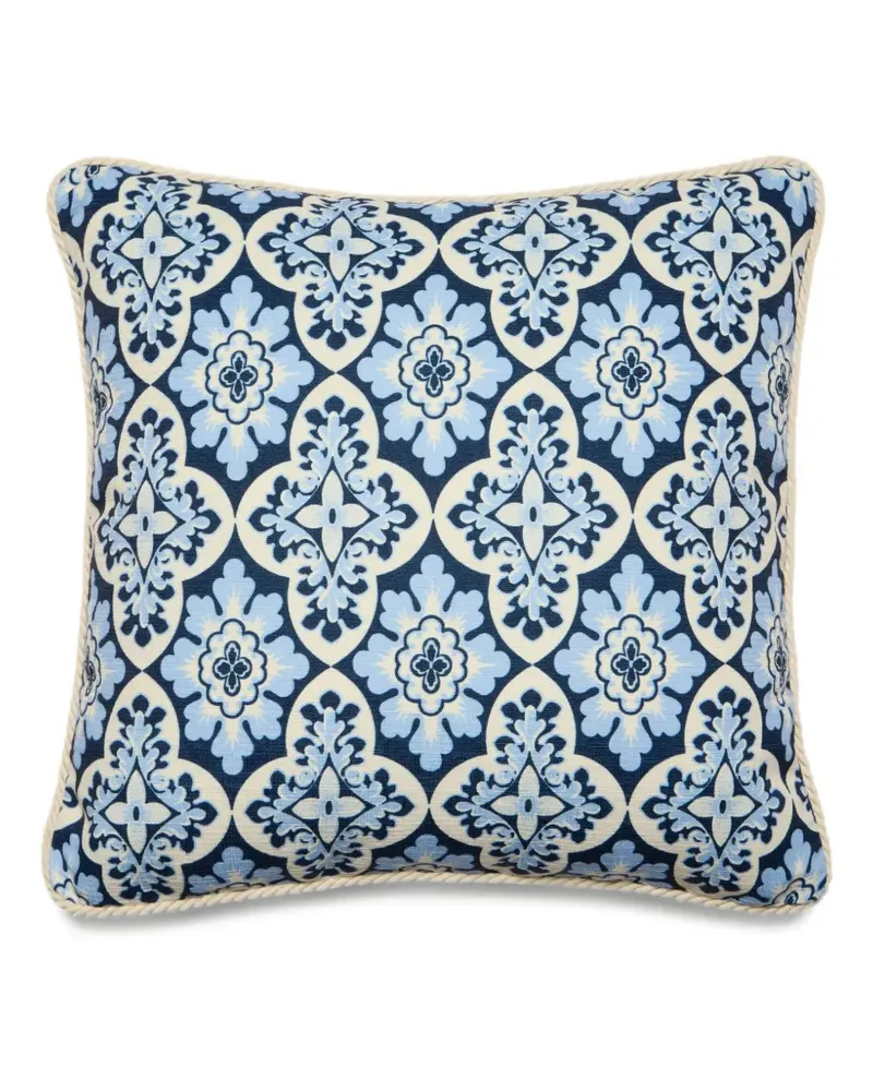 La DoubleJ Kissen mit Print - Blau Blau
