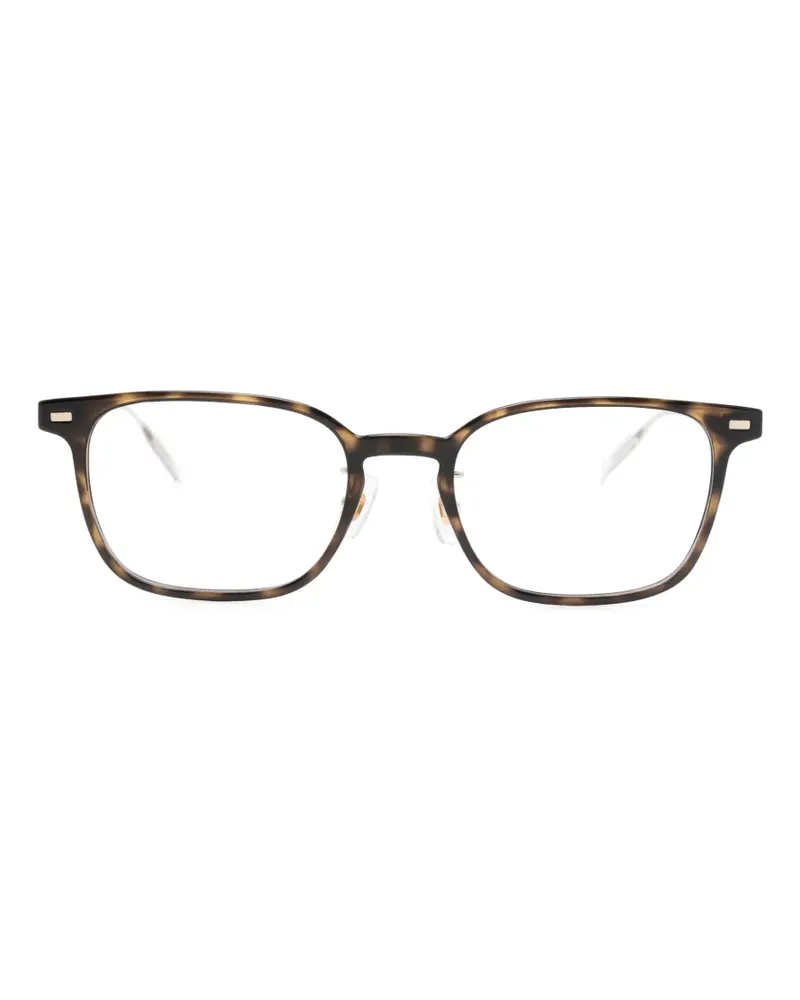 Montblanc Brille mit eckigem Gestell - Silber Silber