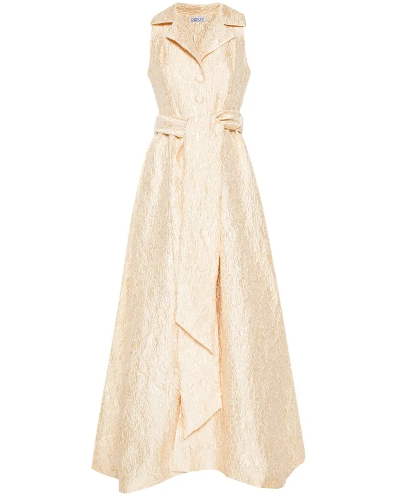 Baruni Brokat-Maxikleid - Nude Nude