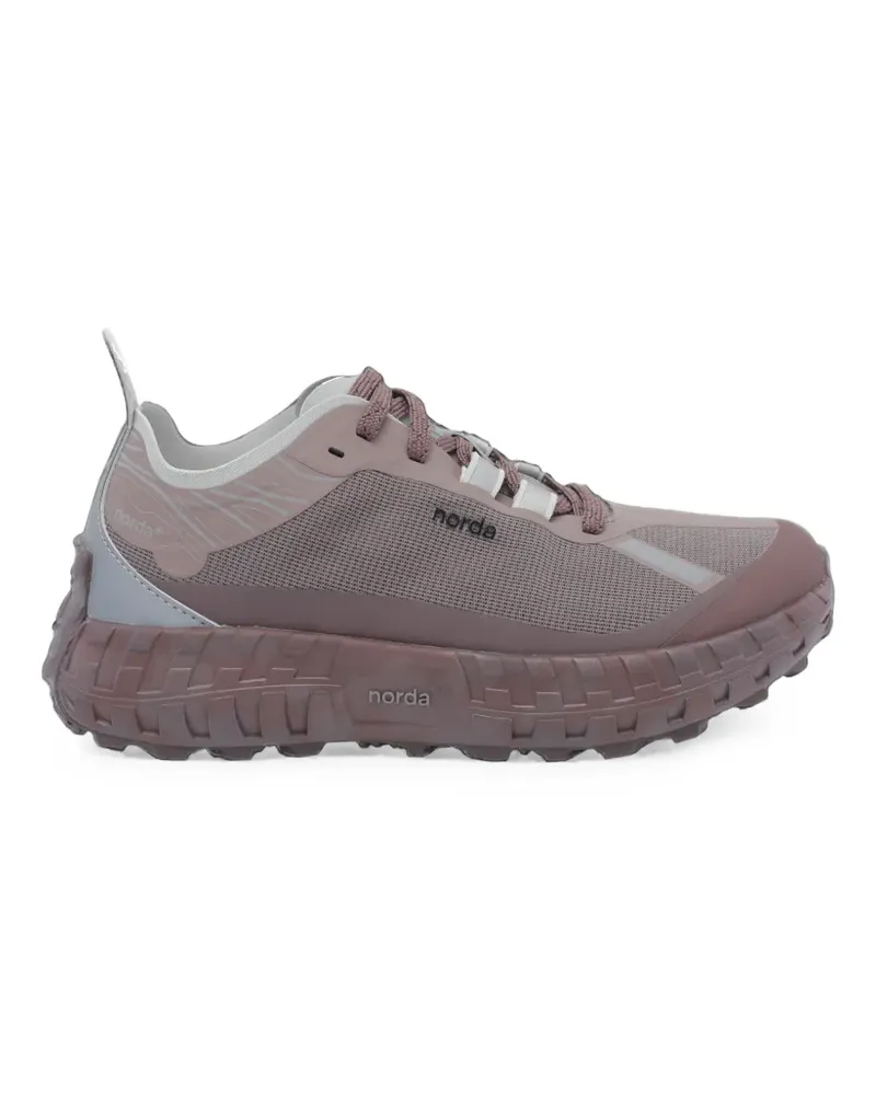 Norda 001A logo-print low-top sneakers - Braun Braun
