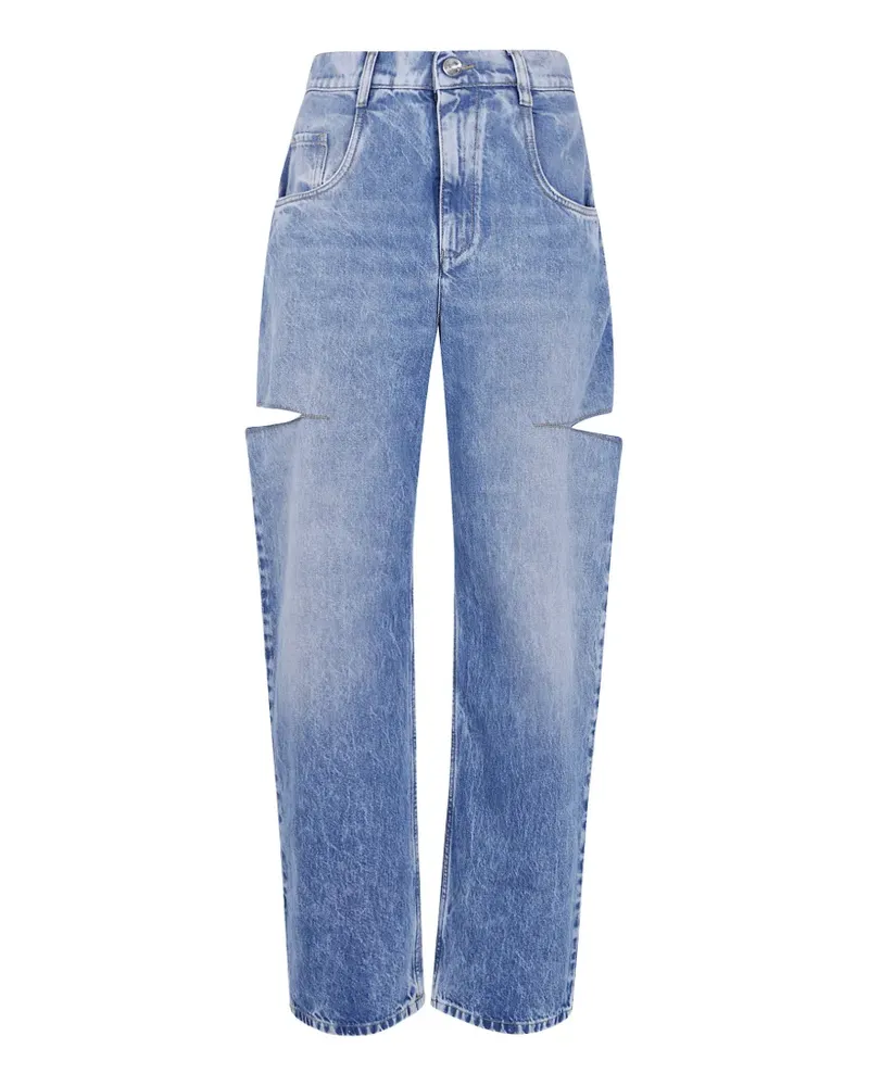 Maison Margiela cut-out straight-leg jeans - Blau Blau