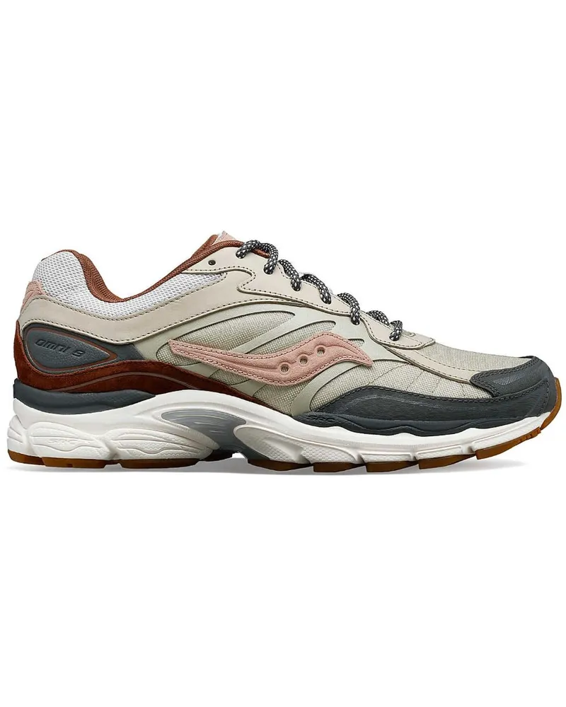 Saucony OG ProGrid Omni Tan/Grey/Brown" Sneakers - Nude Nude