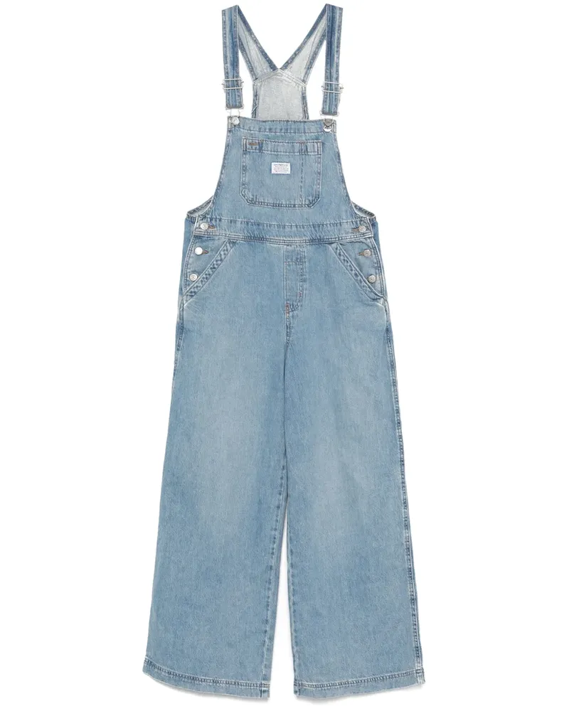 Levi's Latzhose mit Logo-Patch - Blau Blau