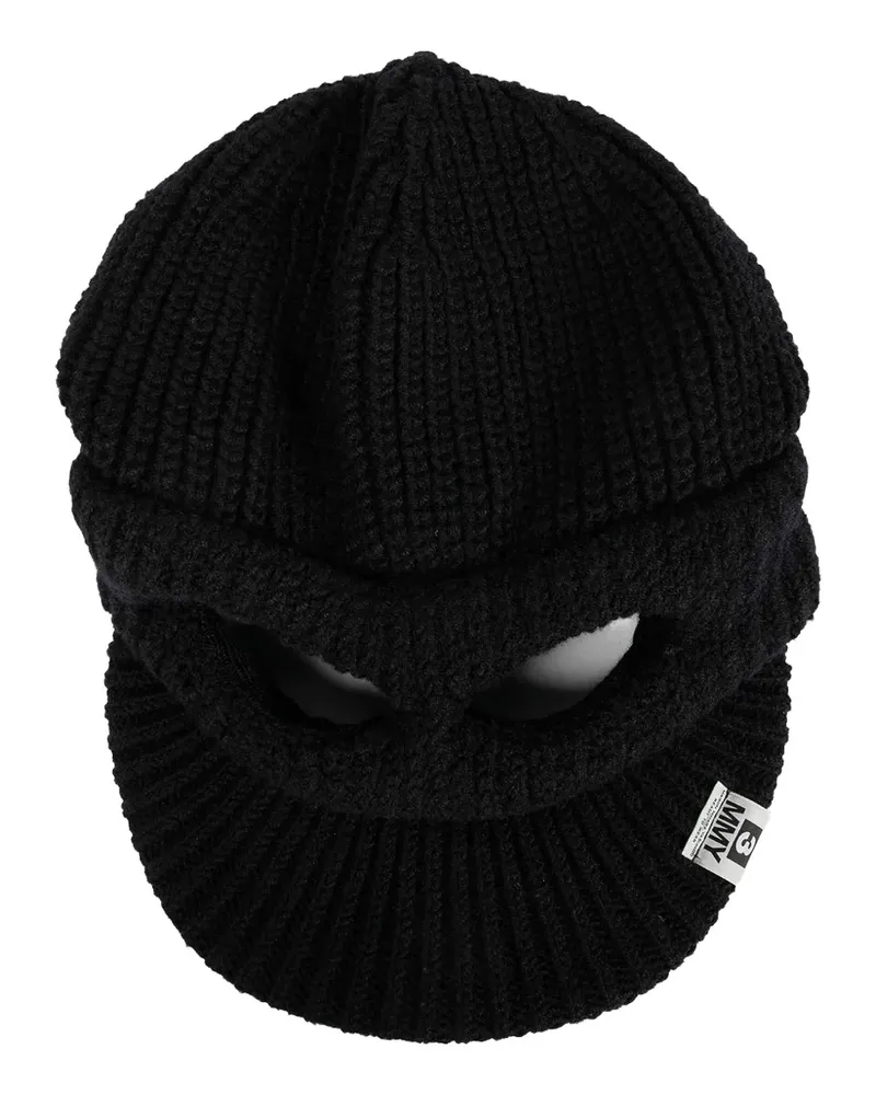 MIHARAYASUHIRO Gestrickte Baseballkappe - Schwarz Schwarz