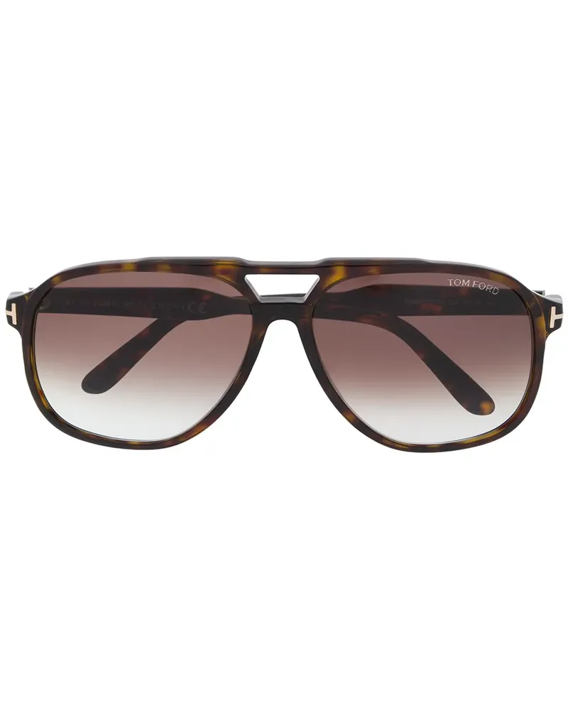 Tom Ford Klassische Pilotenbrille - Braun Braun