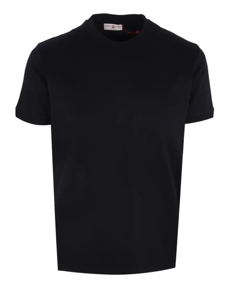 Luciano Barbera ribbed-trim t-shirt - Blau Blau