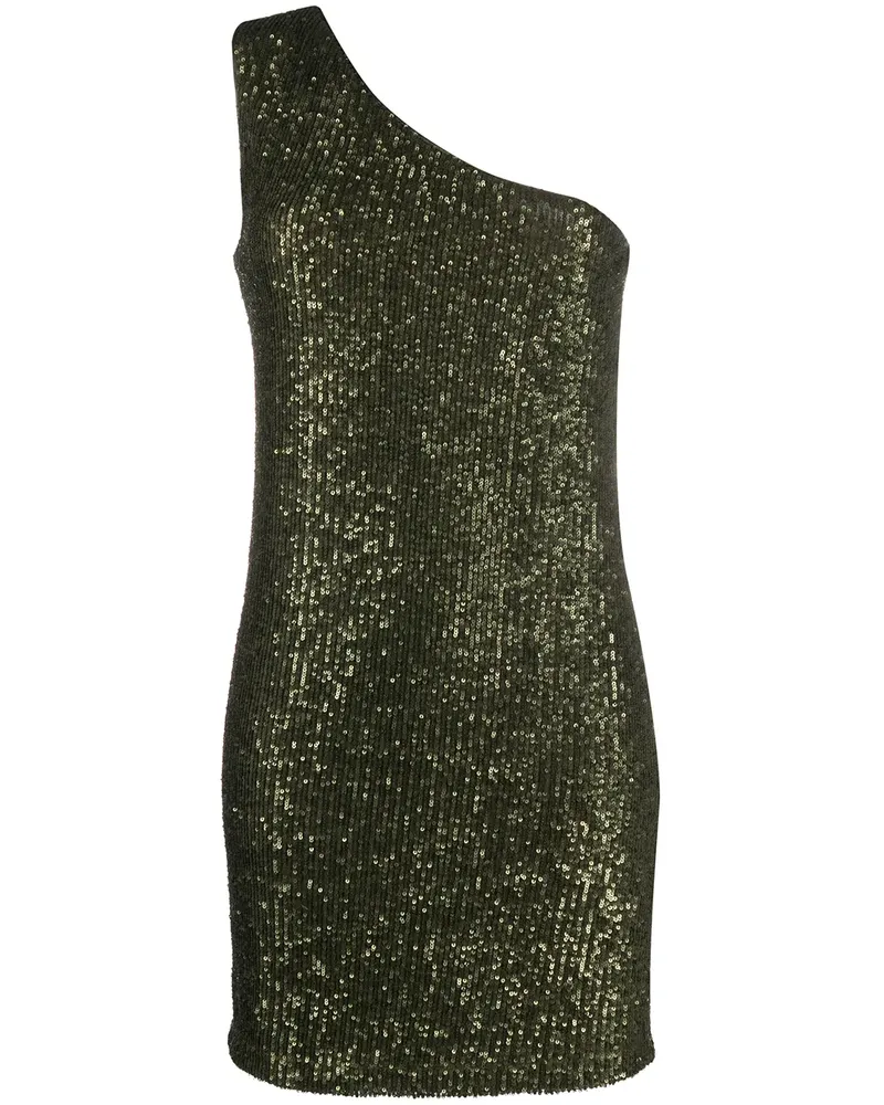 Liu Jo One-Shoulder-Kleid mit Pailletten - Grün Grün