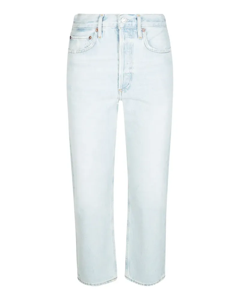 AGOLDE 90'S Crop straight-leg jeans - Blau Blau