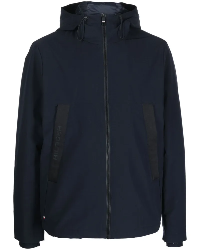 Tommy Hilfiger Kapuzenjacke mit Reißverschluss - Blau Blau