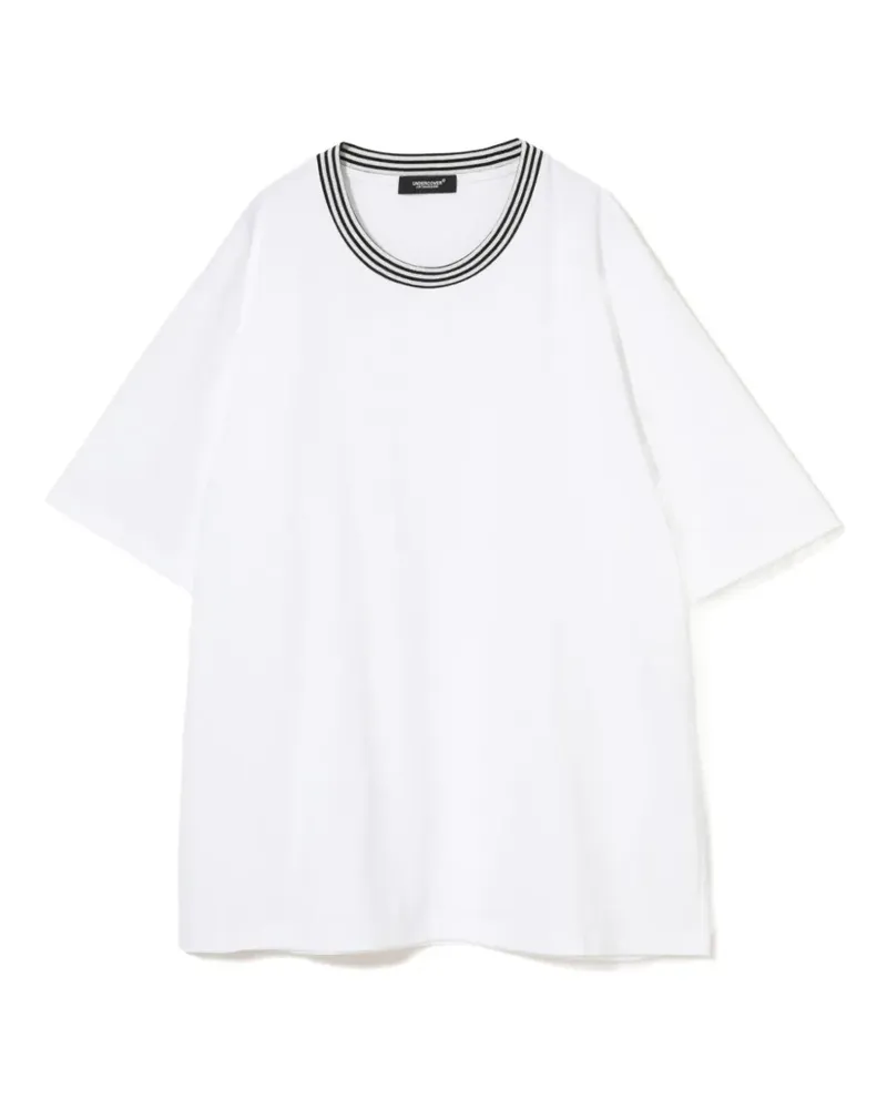 Undercover T-Shirt mit Streifendetail - Weiß Weiß