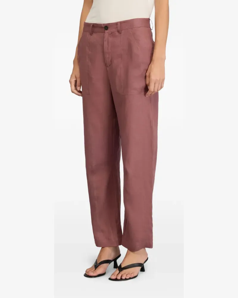 Semicouture Jonelle patch-pocket trousers - Rosa Rosa