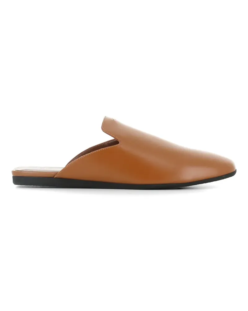 Giuseppe Zanotti leather mules - Braun Braun