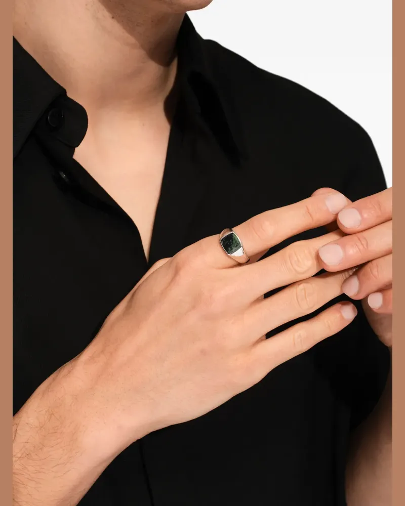 Tom Wood Ring mit Kambaba - Schwarz Schwarz