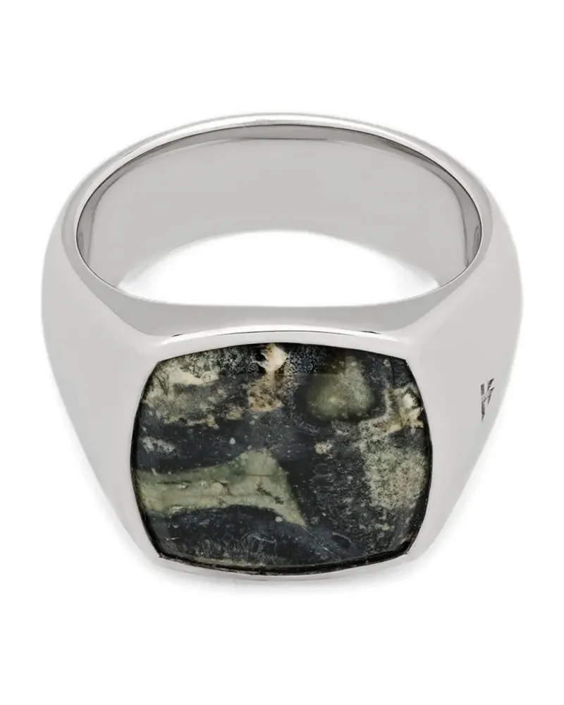 Tom Wood Ring mit Kambaba - Schwarz Schwarz