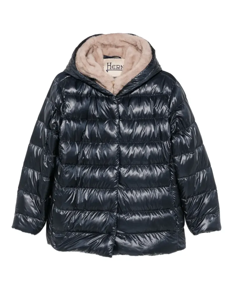 Herno quilted hooded jacket - Blau Blau