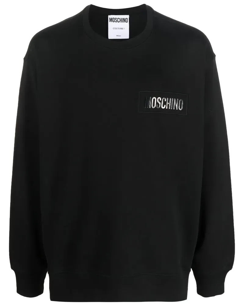 Moschino Sweatshirt aus Bio-Baumwolle - Schwarz Schwarz