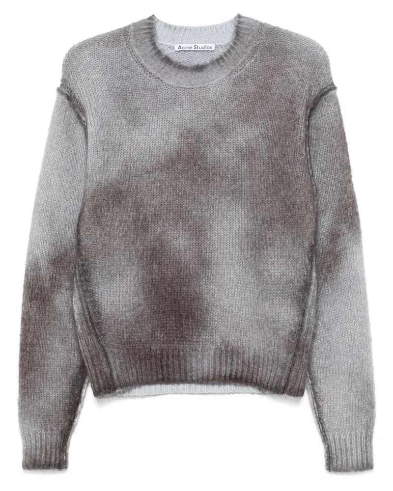 Acne Studios Pullover mit Spray-Effekt - Grau Grau