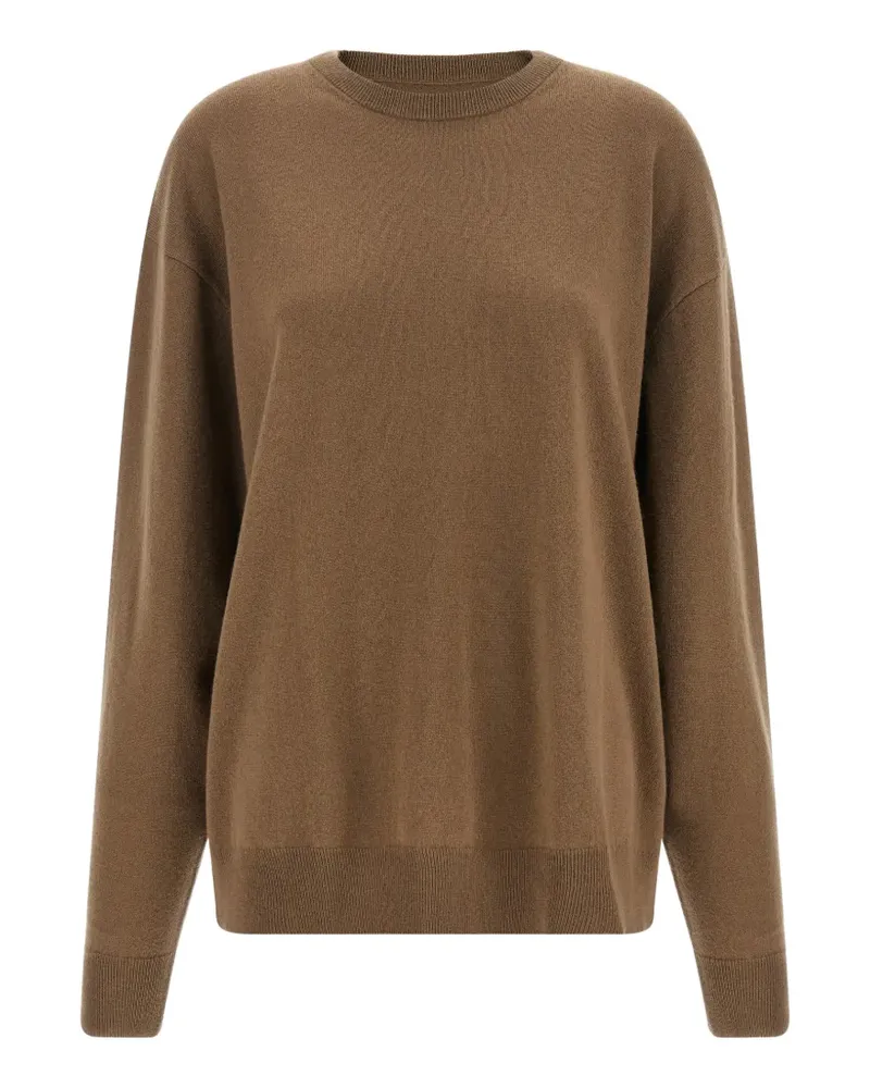 extreme cashmere April Pullover mit rundem Ausschnitt - Braun Braun