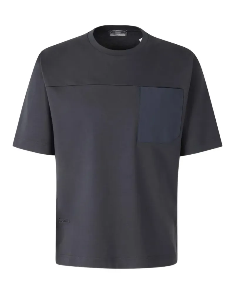 Herno short-sleeve T-shirt - Blau Blau